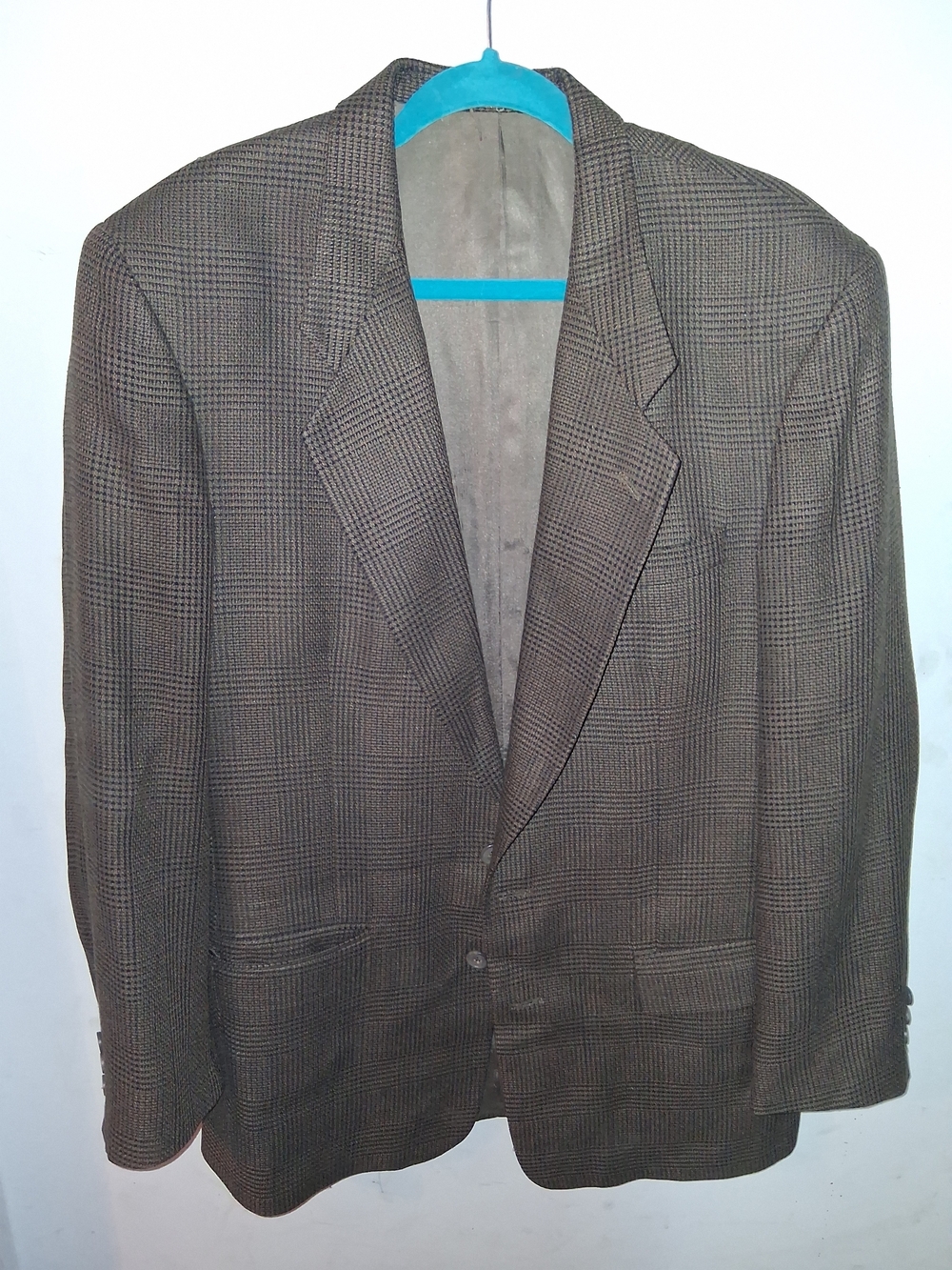 Givenchy Brown Glen Plaid Sport Coat